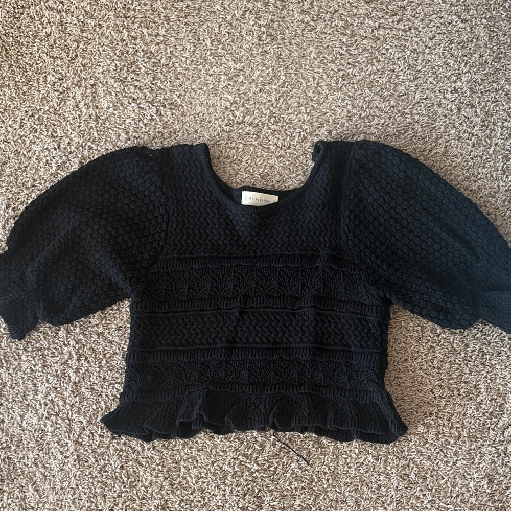 By Together Black Knit Sweater